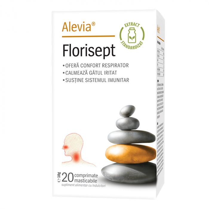 FLORISEPT, 20 comprimate masticabile, Alevia [1]