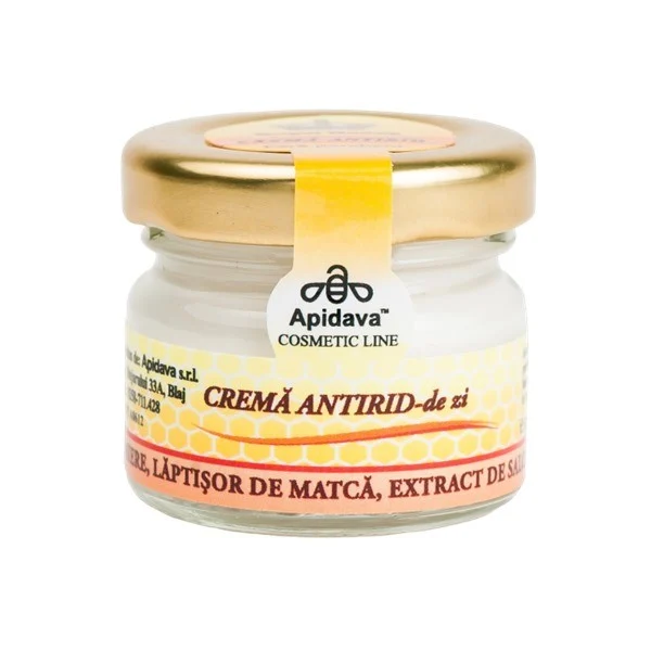 CREMA ANTIRID de ZI cu Miere, Lăptişor matcă, extract Salcâm, 30ml, Apidava [1]