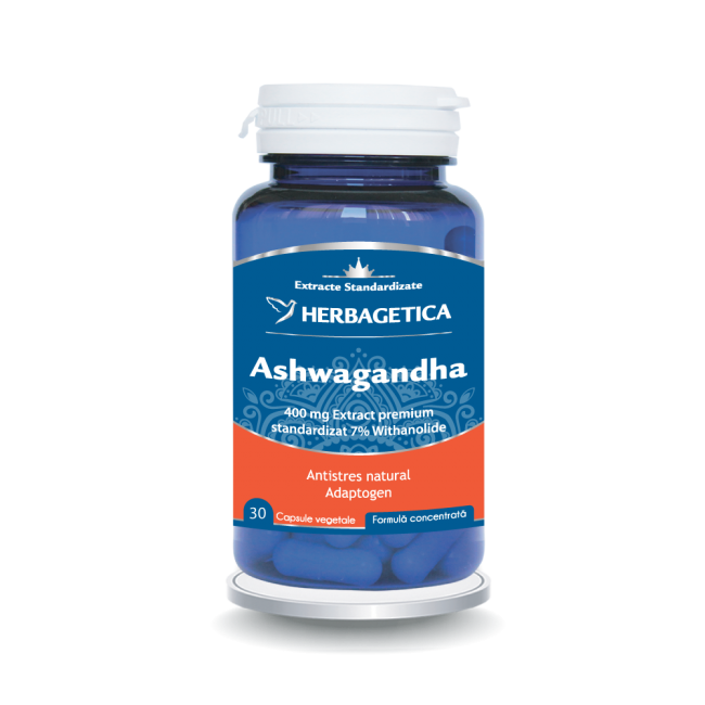 ASHWAGANDHA 400mg extract, Herbagetica [1]
