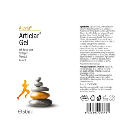 GEL ARTICULATII ARTICLAR, 50 ml, Alevia [2]
