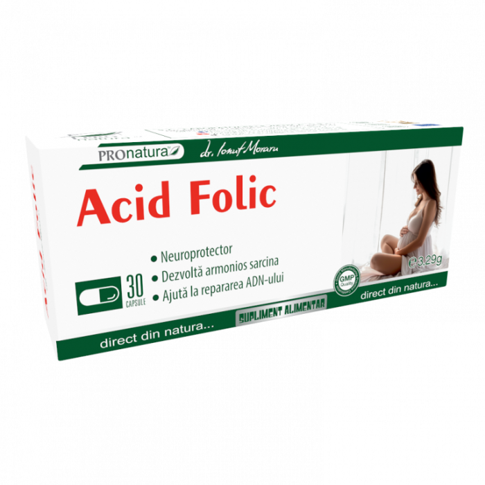 Acid folic 5mg, 25cps,  Pro Natura Medica [1]