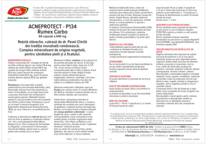 ACNEPROTECT, 60 capsule, Fares la Nana Plafar [4]