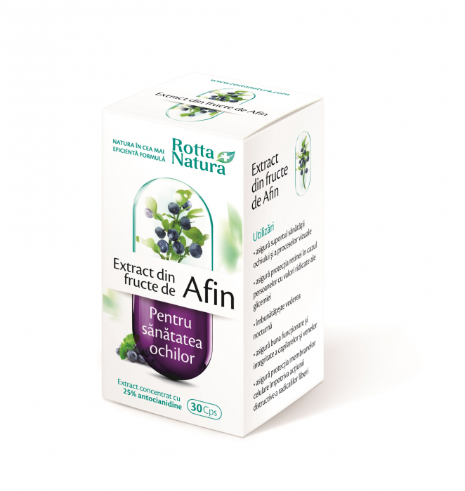 AFIN EXTRACT FRUCTE, 30 capsule, Rotta Natra [1]