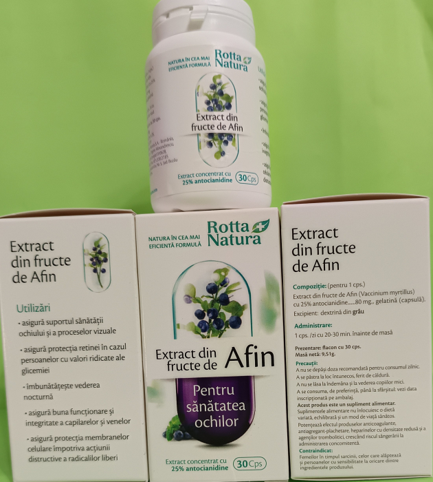 AFIN EXTRACT FRUCTE, 30 capsule, Rotta Natra [3]