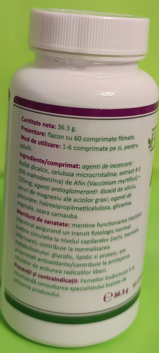 AFIN Extract frunze 125mg, 60 comprimate, Health Nutrition [4]