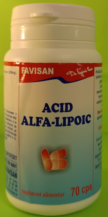 Acid Alfa-Lipoic Favisan, 70 capsule [2]
