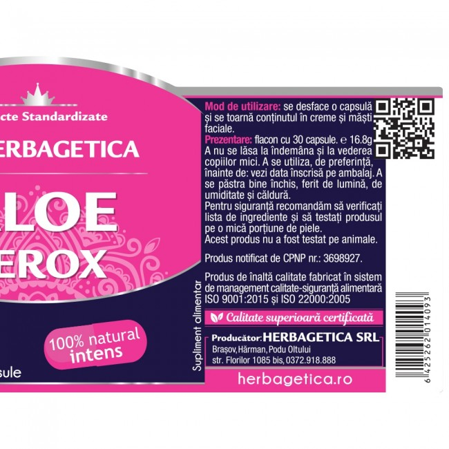 Aloe Ferox, Herbagetica la nana plafar [3]