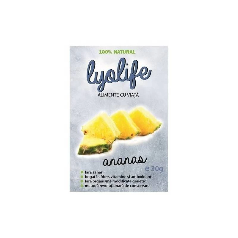 Ananas liofilizat 30gr, Lyolife [2]