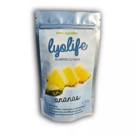 Ananas liofilizat 30gr, Lyolife [1]