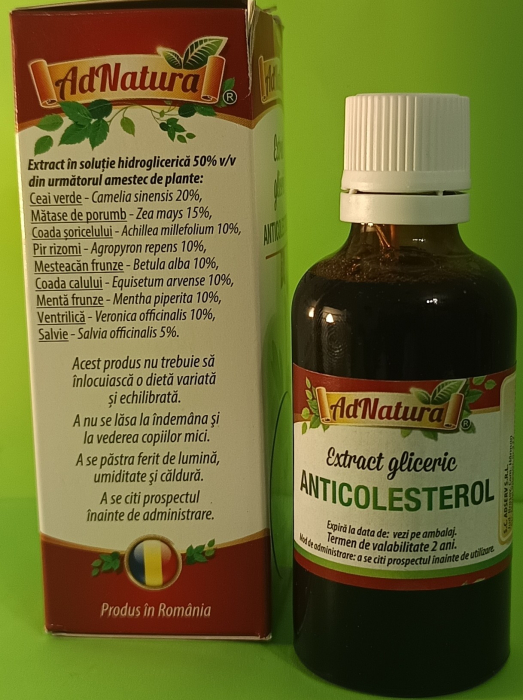 ANTIBALONARE ANTICOLESTEROL EXTRACTE GLICERICE fara ALCOOL 50ML AdNatura la nana Plafar [2]