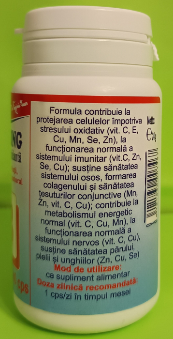Antioxidant Vitalong, 40 capsule, Favisan la Nana Plafar [2]