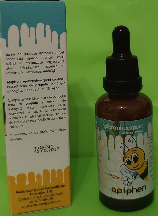 APIBRONHOEXPECT APIPHEN BRONSITE TUSE EXPECTORANTA, 50 ml, Phenalex [5]