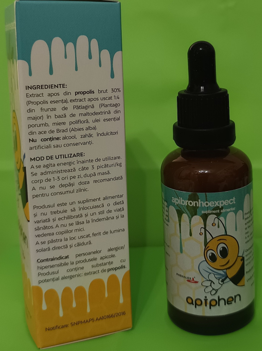 APIBRONHOEXPECT APIPHEN BRONSITE TUSE EXPECTORANTA, 50 ml, Phenalex [4]