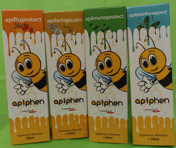 APIFARINGOCALM APIPHEN amigdalite, faringite, laringite, tuse seaca, 50ml, Phenalex [2]