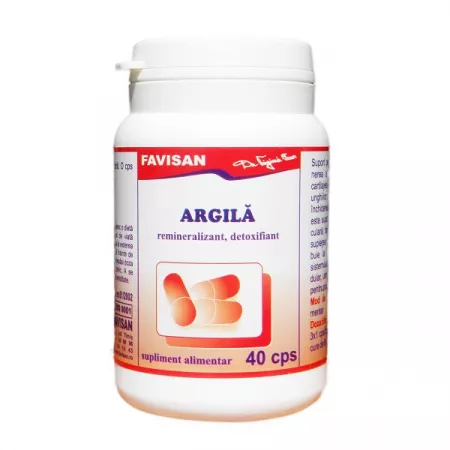 Argila, 40 capsule, Favisan [1]