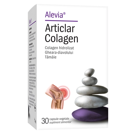 Articlar Colagen, 30 capsule vegetale, Alevia [1]