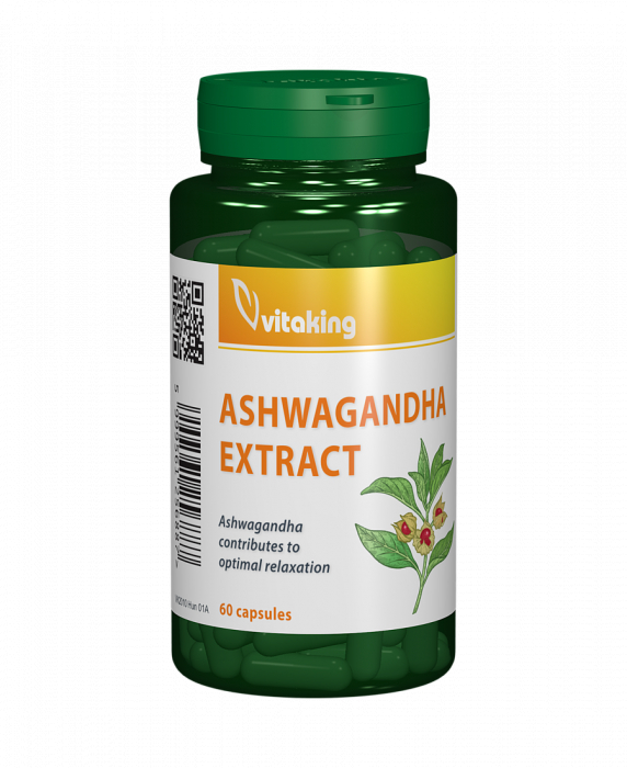 ASHWAGANDHA extract 240 mg, 60 capsule vegetale, Vitaking [1]