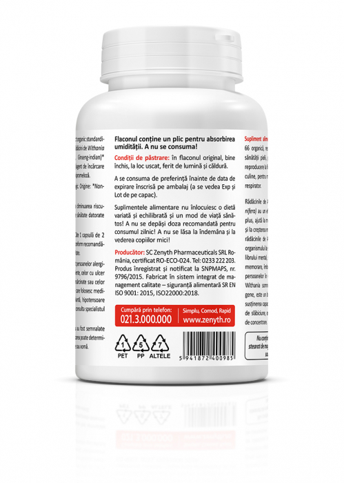 ASHWAGANDHA KSM-66, 300 mg, Zenyth [6]