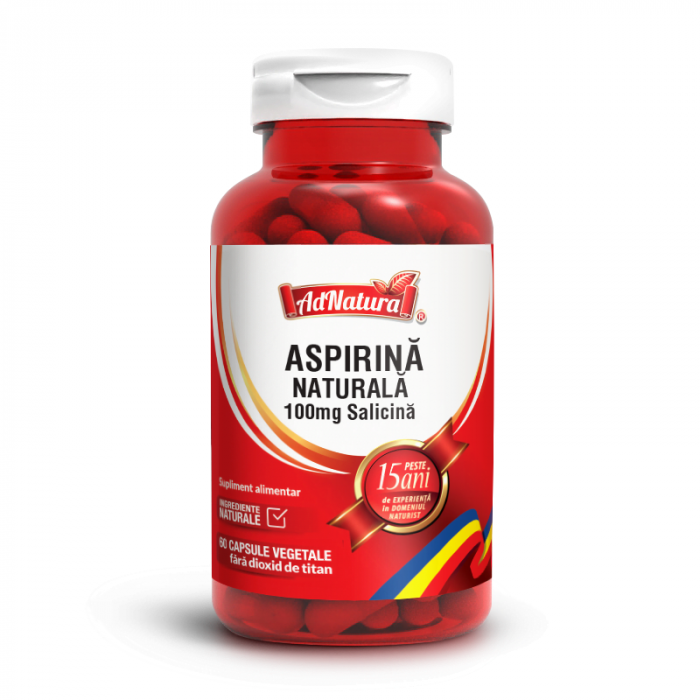 ASPIRINA NATURALA – 100 mg Salicina, AdNatura [2]