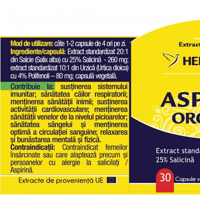 ASPIRINA ORGANICA, herbagetica la nanaplafar [2]