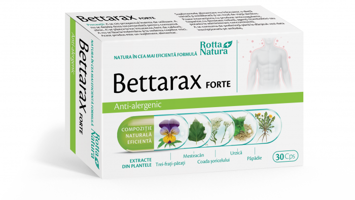 BETTARAX FORTE ANTIALERGIC, 30 capsule, Rotta Natura [1]