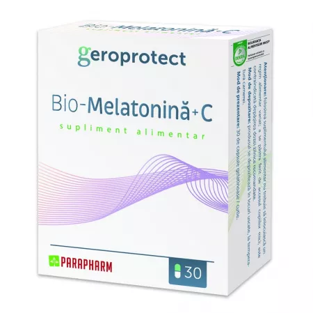 Bio-Melatonina+C, 30 capsule, Parapharm [1]