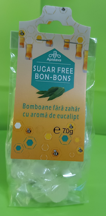 Bomboane cu Eucalipt fara zahar, 70gr - APIDAVA [1]