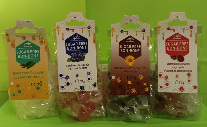 Bomboane cu Eucalipt fara zahar, 70gr - APIDAVA [3]