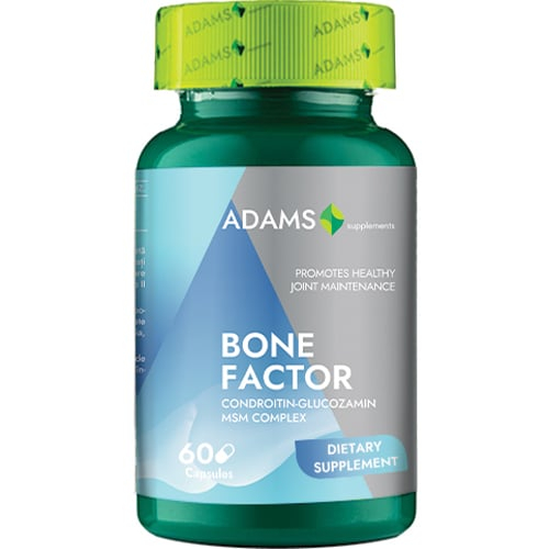 BONEFACTOR Condroitin Glucozamin MSM, 60 capsule, Adams Supplements [1]