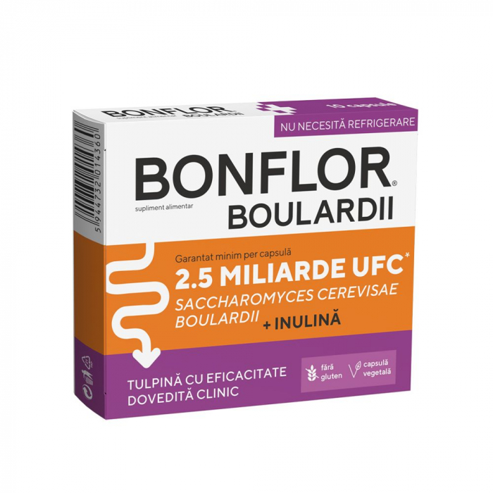 Bonflor Boulardii probiotic, 10 capsule, Fiterman Pharma [1]