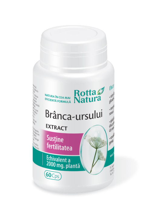 BRANCA URSULUI extract 60 capsule, Rotta Natura la Nana Plafar [1]