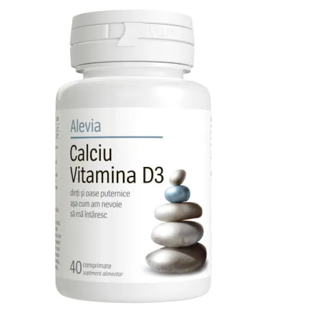 CALCIU VITAMINA D3, Alevia [1]