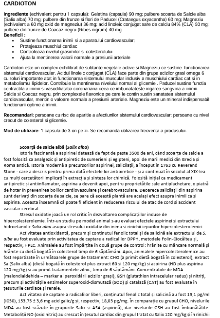 CARDIOTON 40 capsule, FarmaClass [2]