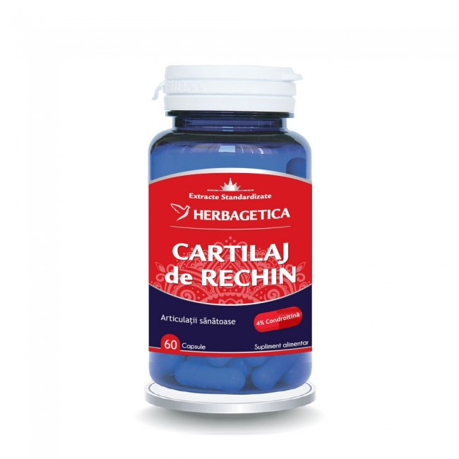 CARTILAJ de RECHIN, 500mg, Herbagetica [1]