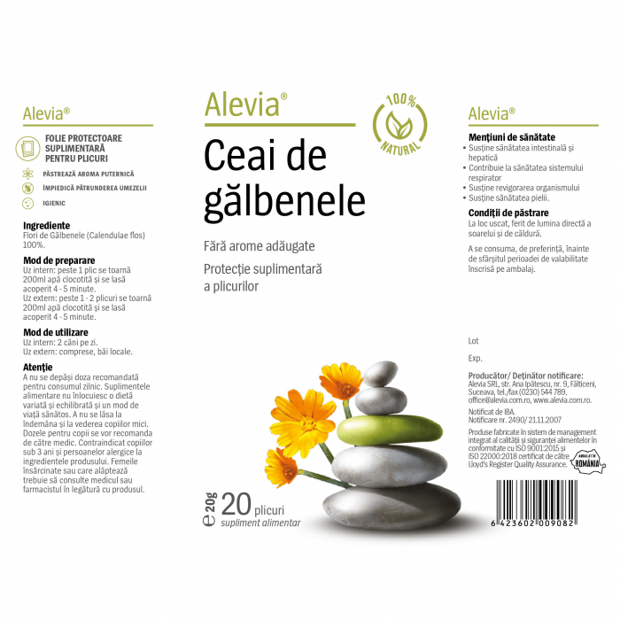 CEAI de GALBENELE, 20 plicuri [2]