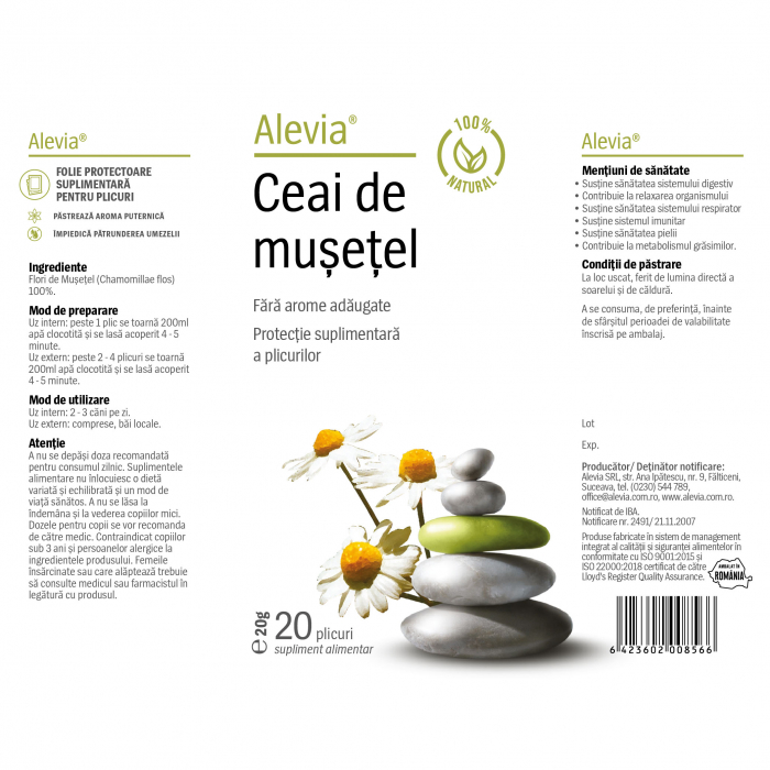 CEAI de MUSETEL, 20 plicuri, Alevia [2]