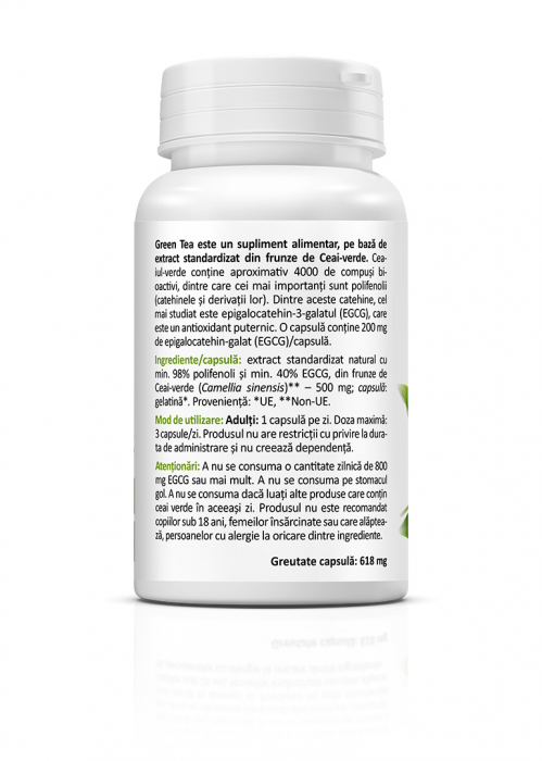 CEAI VERDE–Green Tea-Extract EGCG 200 mg, 30 capsule, Zenyth [2]