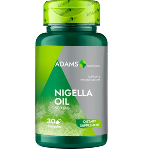 CHIMEN NEGRU NIGELLA OIL 500mg, Adams Supplements [1]
