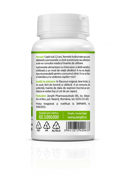 CHLORELLA BIO 450mg, 60 capsule, ZENYTH [3]