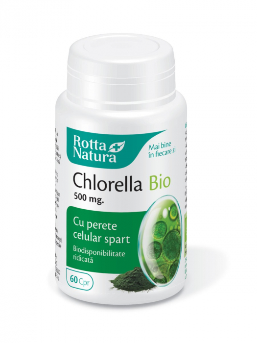 CHLORELLA BIO 500 mg, Rotta Natura [1]