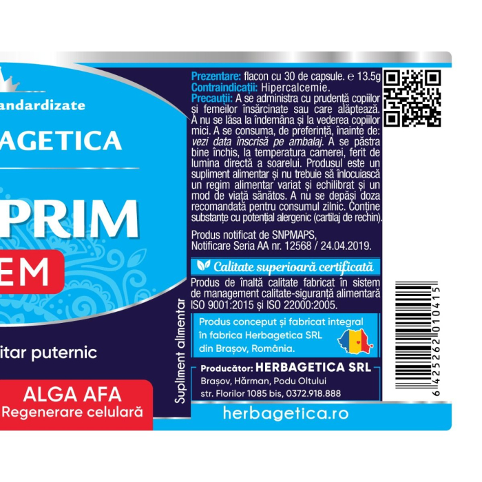 CITOPRIM  STEM Herbagetica la Nana Plafar [3]