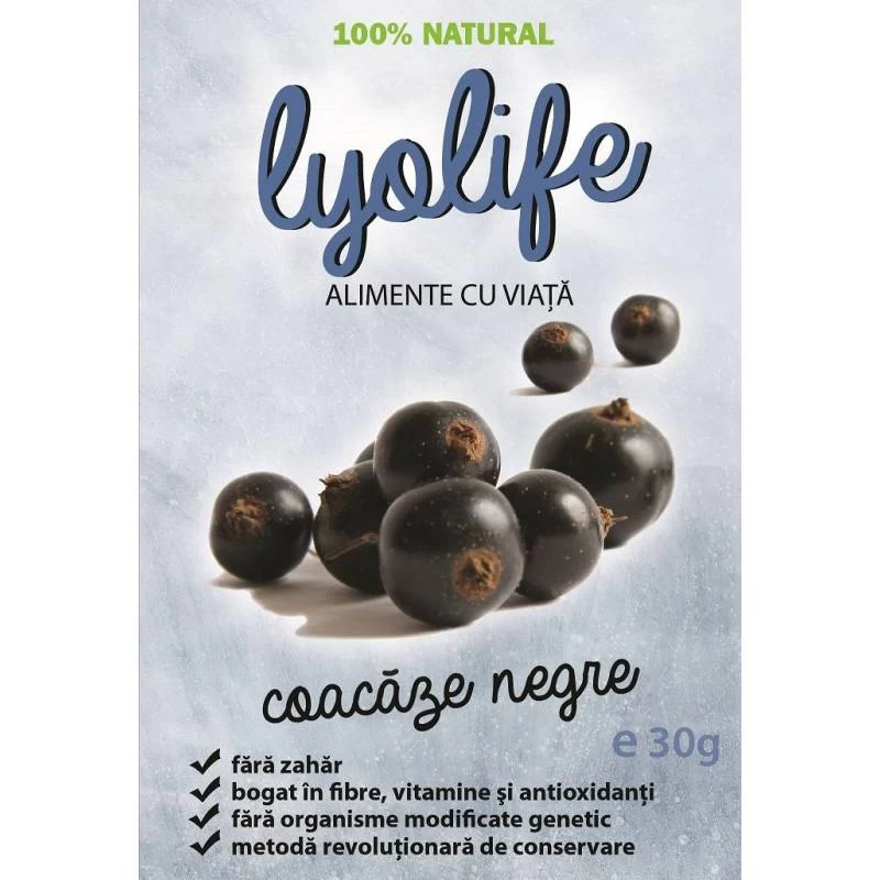 Coacaze Negre liofilizate 30g, Lyolife [2]