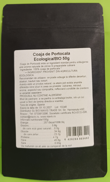 COAJA ECOLOGICA: PORTOCALA, LAMAIE, 50gr, Niavis la Nana Plafar [3]