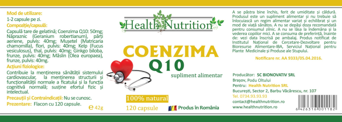 COENZIMA Q10 120 capsule Health Nutrition [2]