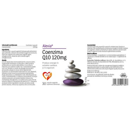 Coenzima Q10, 120 mg, Alevia [2]
