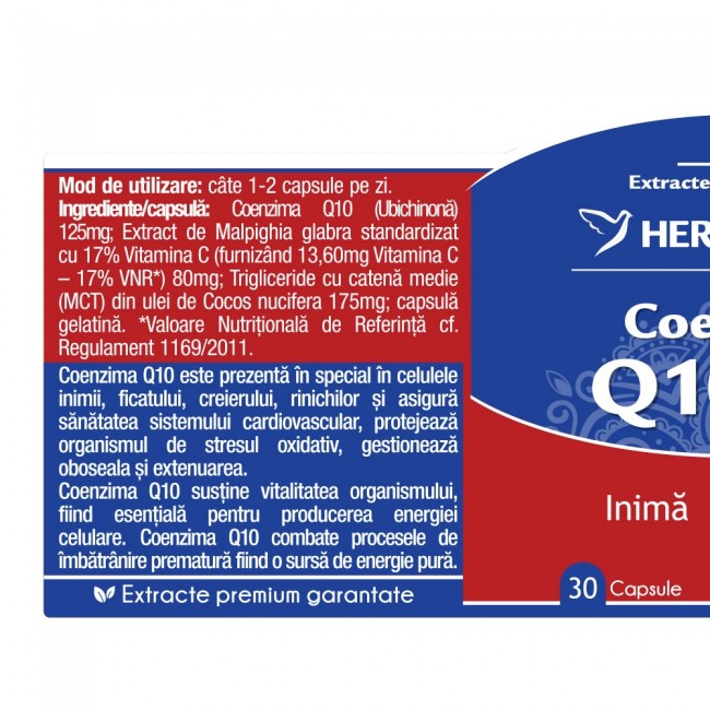 COENZIMA Q10 125mg, Herbagetica la nana plafar [2]