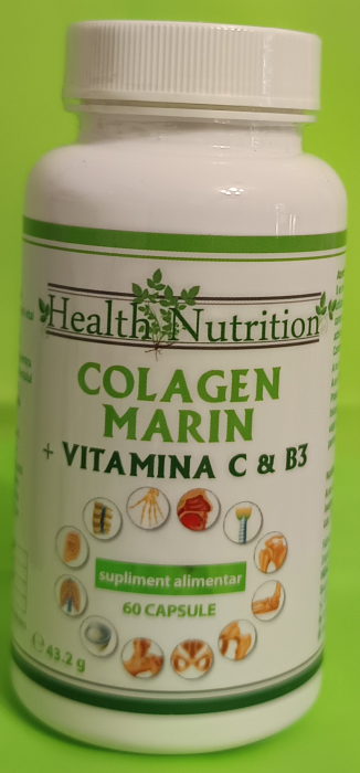 COLAGEN Marin Forte 400mg + Vit B3 + VitC, 60 capsule, Health Nutrition [1]