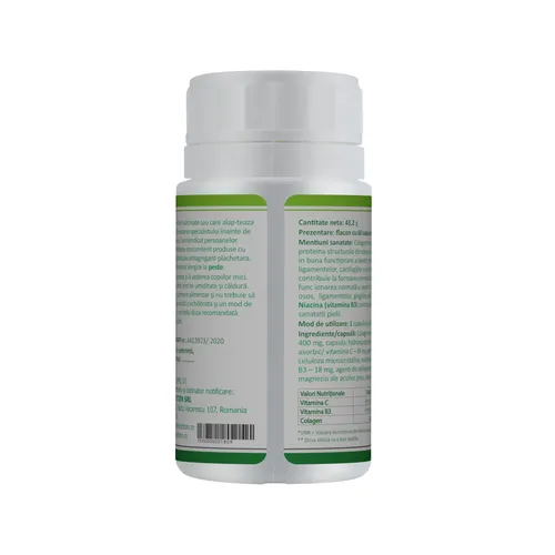 COLAGEN Marin Forte 400mg + Vit B3 + VitC, 60 capsule, Health Nutrition [3]