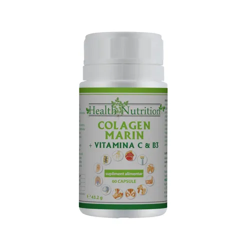 COLAGEN Marin Forte 400mg + Vit B3 + VitC, 60 capsule, Health Nutrition [1]