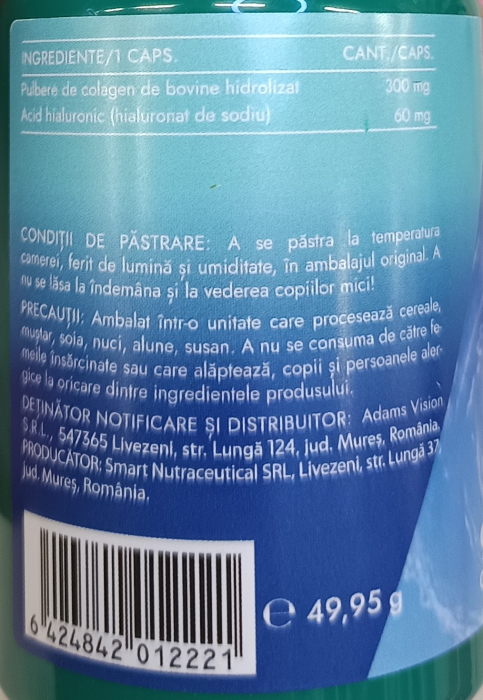 COLAGEN si ACID HIALURONIC, Adams Supplements [2]